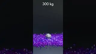 1000 kg ALIEN BALL vs CHAMELEON CUBE 💥 | Most Satisfying Physics Test