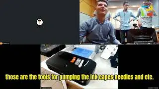 #MIP5680 installation and testing training medical printer, x ray printer#medical printer