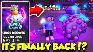 My Roblox Game TAPPING GODS IS FINALLY BACK With THE BIGGEST UPDATE EVER!!
