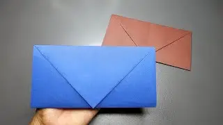 Diy easy origami envelope tutorial, easy origami envelope rectangle, How To