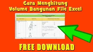 FREE DOWNLOAD Cara Menghitung Volume Bangunan File Excel Anak Sipil Wajib Punya