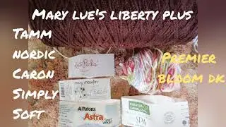 yarns for The Answer Lady's Mid-gauge Machine Knitting Notebook