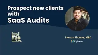Prospect new clients with SaaS Audits