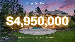 Tour a $5 Million Dollar home in Parker, CO on 36 Acres - 10914 Remmick Ridge Rd., Parker, CO