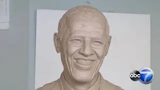 Chicago artist sculpts life-size President Obama statue