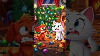 Christmas Tree Chaos with Rico & Bella#short