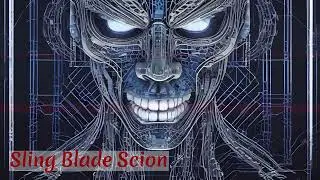 Sling Blade Scion - Retro-Futuristic Synthwave Anthem: Dark, Driving, with 80s-Inspired Energy