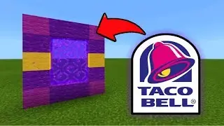 Minecraft Pe How To Make a Portal To The Taco Bell Dimension - Mcpe Portal To The Taco Bell!!!