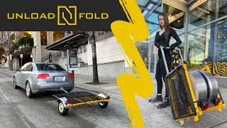 SMART portable utility trailer folds and stores in your CLOSET - Smart Cart
