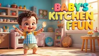 TOON BABY's KITCHEN FUN Learning Song | FUN NURSERY RHYMES FOR LEARNING AND SINGING