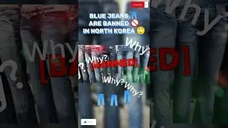 Don't Wear Blue Jeans 👖 In North Korea 🙄 | #shorts #trendingshorts #viral  | @WorldoPedia1.1M