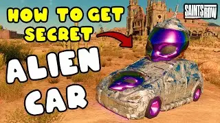 How to get this SECRET Alien Car in the Saints Row (The Potato)