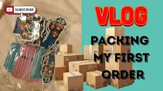 VLOG | (sub) Packing my first bookmarks order