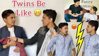 Twins huda kasto huncha ta 🤪 / Funny Video  / Amar Amrit Dahal