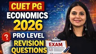 CUET PG ECONOMICS 2026 MARATHON | CUET PG ECONOMICS COACHING | IIT JAM ECONOMICS | GATE ECONOMICS |