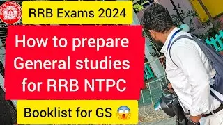 How to study general studies for RRB NTPC....Best books for GS 🤔