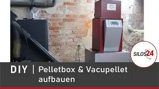 Pelletbox und Saugsystem zusammen aufbauen - so geht´s | silos24
