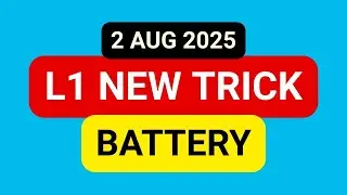 L1 TRICK NEW 2 AUG 2025 | NEW TRICK TO CREATE L1 QUICK