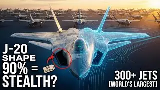 CHINA REVEALED: J-20&rsquo;s Shape is 90% of its Stealth? + World&rsquo;s Largest Stealth Fleet! 🇨🇳✈️