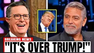 Stephen Colbert & George Clooney DESTROY Trump On LIVE TV