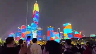 Light Show, Civic Centre, Shenzhen, P R China