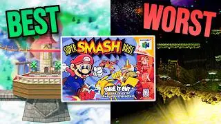 Список уровней SMASH 64!