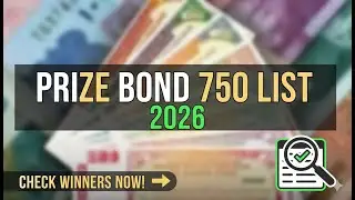 Rs  750 Prize Bond Result Today 15 January 2026  Draw #105 Peshawar Full List