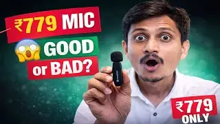 Cheapest Wireless Mic For Youtube Videos ₹779 Only | Portronics Dash 7 Mic Review | Good Or Bad ? 