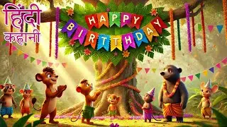 Badka Ped Ka Birthday 🌳 | Nature Se Dosti Ki Kahani | Moral Story for Kids in Hindi | @littleytv