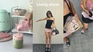 Living alone • setting up matcha station, girls day out, an introvert’s fun week
