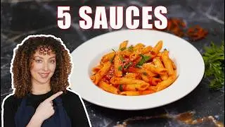 5 id&eacute;es de sauces pour vos pasta