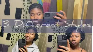 Same Two Strand Twist Style in 3 Different Ways #tutorial #naturalhair #curls #naturalhairstyles