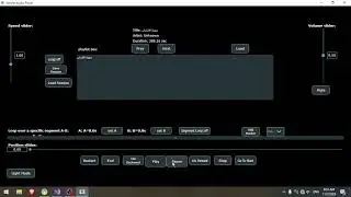 Audio Player Implemented in C++ and JUCE