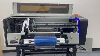 Zunsunjet A2 UV DTF printer prints AB FILM effect#uvdtfprinter #uvflatbedprinter