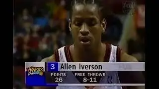 Allen Iverson - Cavs at 76ers - 2/17/98