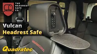 The Vulcan Headrest Safe from the Headrest Safe Co for Jeep Wrangler & Gladiator