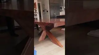 Building a Table with Expensive and Rare Wood #construction #woodshop #artist