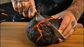 The man cutting lava ball # Tanmaya # Tanding # viral # oooo