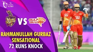 Gurbaz&rsquo;s Brilliant 72-Run Knock | Knight Riders vs Gulf Giants | Match 19 | DP World ILT20 | M3Y1U