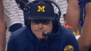 The NCAA announces violations against former Michigan coach Jim Harbaugh