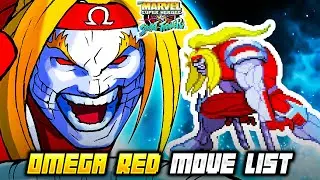 OMEGA RED MOVE LIST - Marvel Super Heroes vs. Street Fighter (MSHvSF)