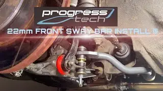 PROGRESS FRONT SWAY BAR INSTALL 88-91 HONDA CIVIC/CRX
