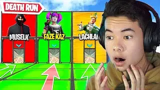 THE 2019 FORTNITE YOUTUBER DEATHRUN (I MADE IT)