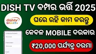 DISH TV WORK FROM HOME JOBS 2025 // WORK FROM HOME JOBS FOR STUDENTS AND HOUSEWIFE 