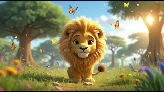 🦁✨ The Brave Little Lion&rsquo;s Roar Song for Kids | Courage & Confidence Nursery Rhyme 🎶