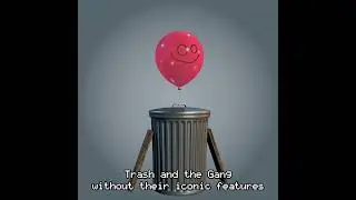 What Every FNAF Trash and the Gang Character Looks Like WITHOUT Iconic Features