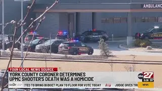 Cause of death released for UPMC Memorial Hospital shooter