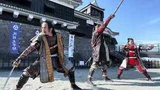 2026/1/25午後　熊本城天守閣前　熊本城おもてなし武将隊