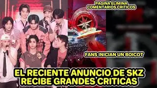 EL RECIENTE ANUNCIO DE STRAY KIDS ES CRITICADO POR FANS QUIENES LLAMAN A UN BOICOT POR ESTA RAZON...