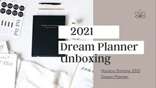 2021 Dream Planner Unboxing| Horacio Printing| Norma Hayes